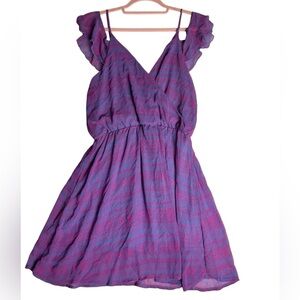 Runway Story Purple & Pink Print Dress
Size: Medium | Made in‎ USA